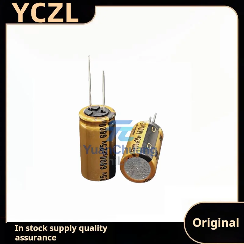 

5PCS new original genuine FW 25v 6800uF audio filter electrolytic capacitor volume 18*35.5mm