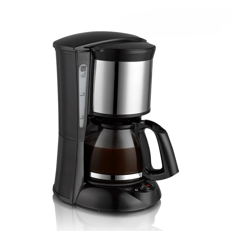 

Small coffee machine household drip type kitchen small appliances stainless steel automatic American coffee maker
