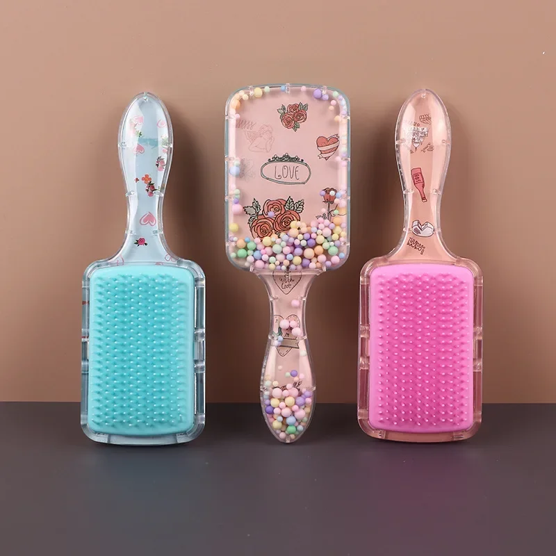 Cartoon Style Hair Brush Both Dry and Wet Massage Exfoliating Hair Brush Suitable Both Men and Women,Special for Real Hair Wigs image 3
