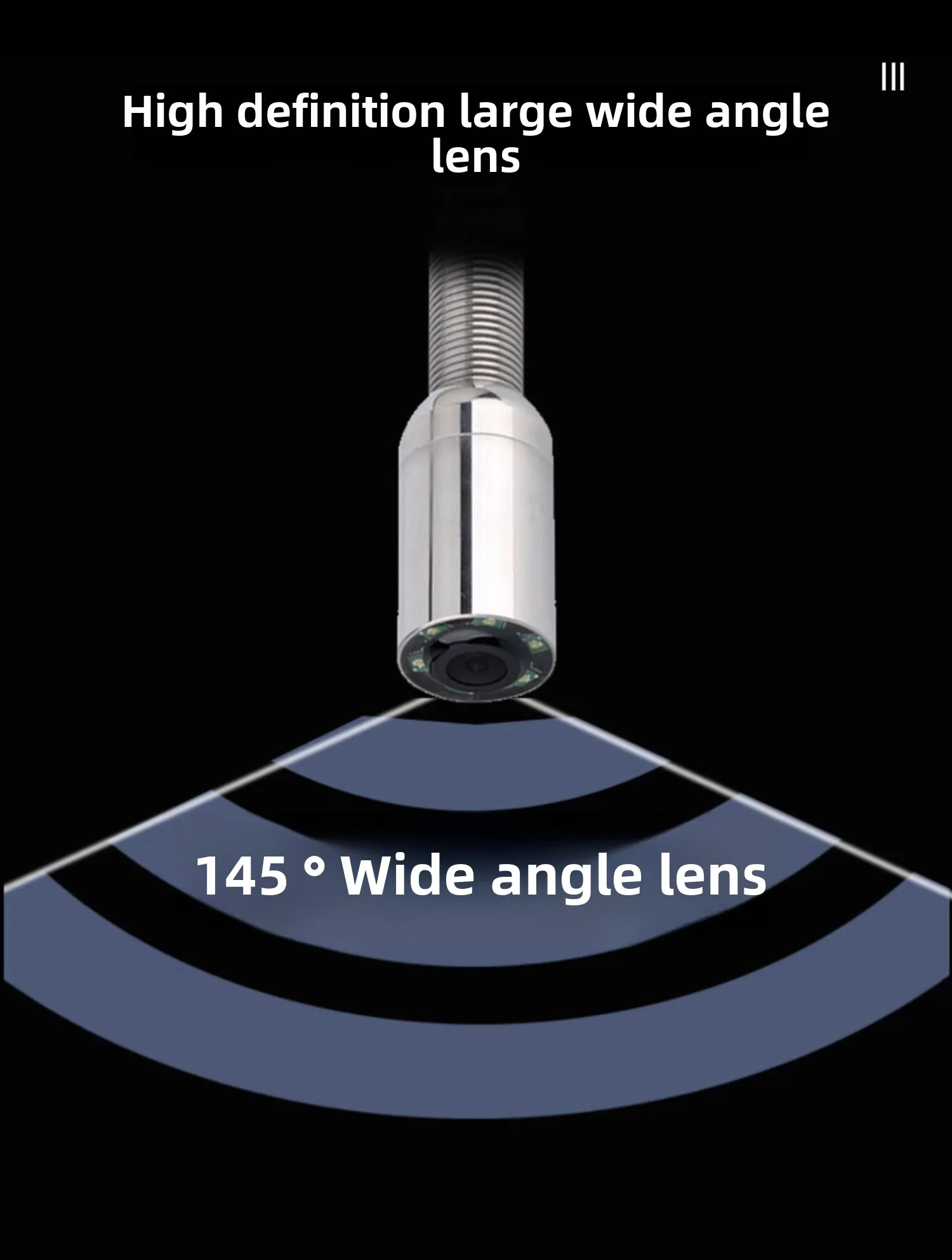 Industrial pipe endoscope, visual high definition camera, municipal sewer pipe video detector