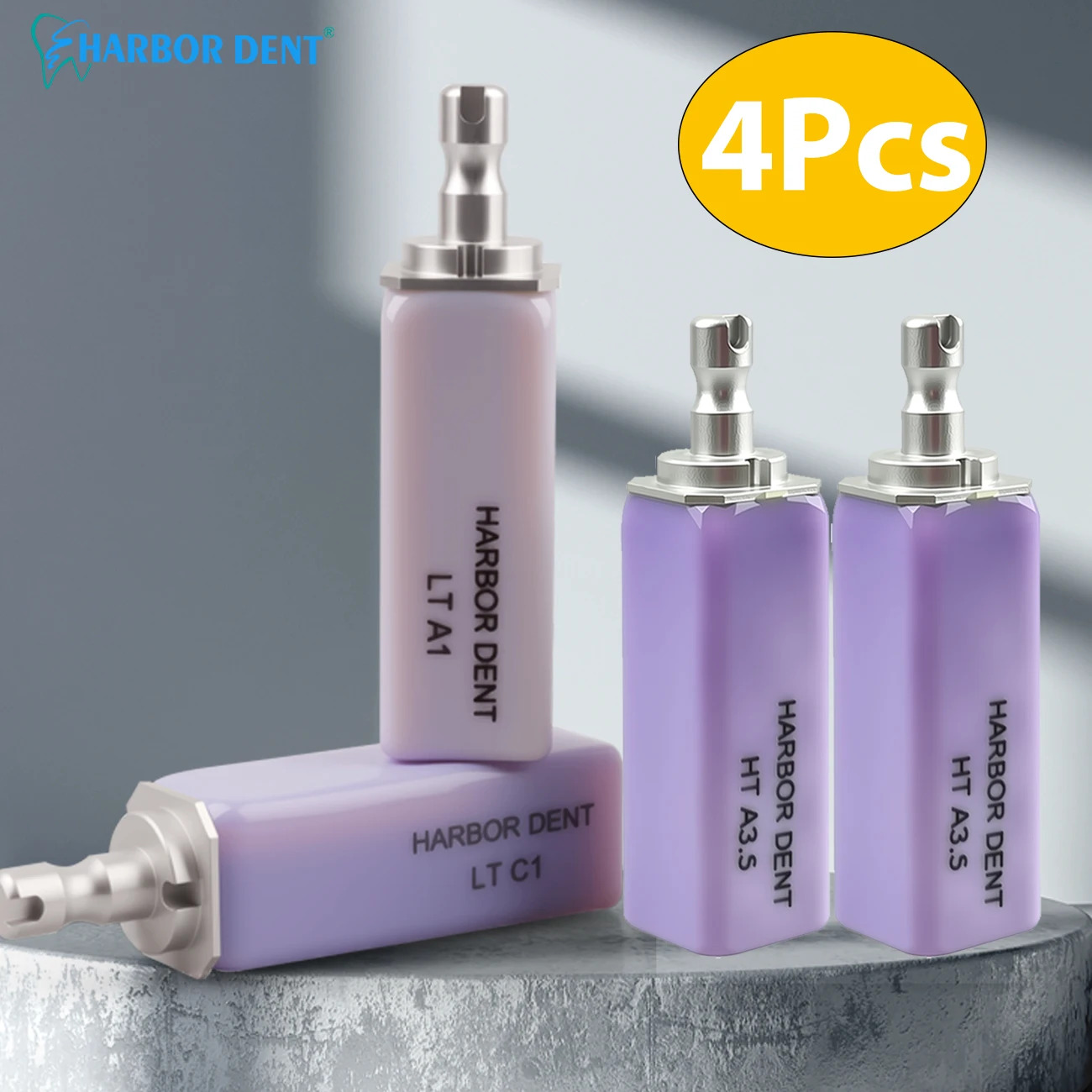 

4 шт./кор., стеклокерамический блок дисиликата лития B40, стоматологическая лаборатория LT/HT для CAD CAM Sirona Cerec, стоматологический материал