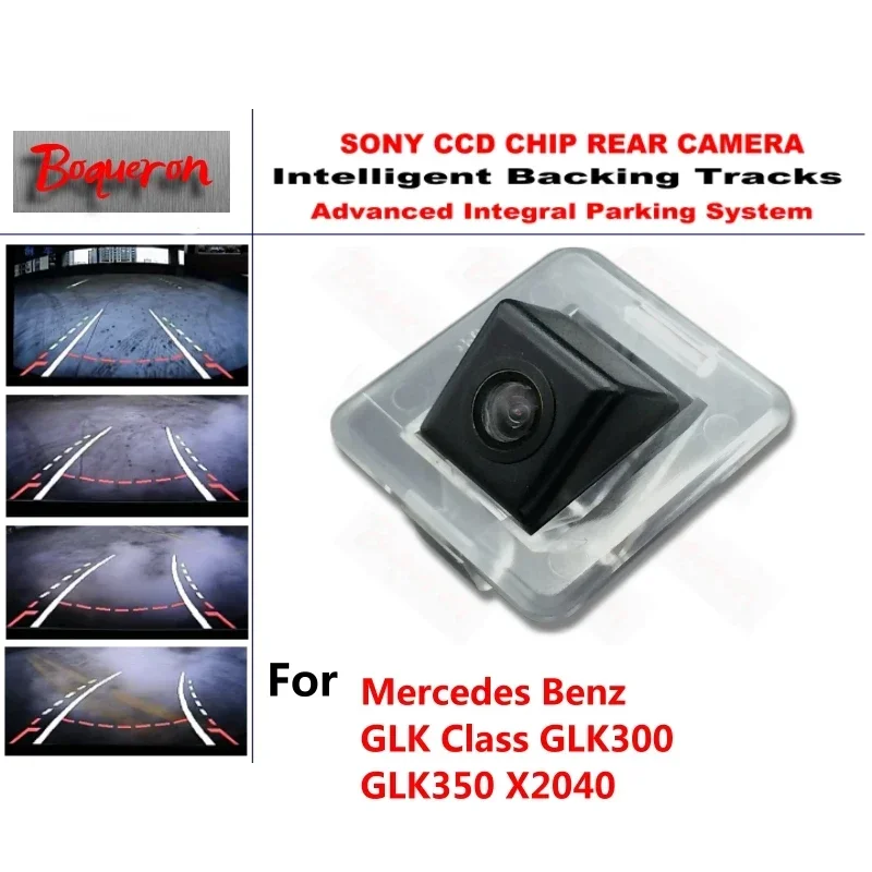 

for Mercedes Benz GLK GLK300 GLK350 X204 CCD Car Backup Parking Camera Intelligent Tracks Dynamic Guidance Rear View Camera