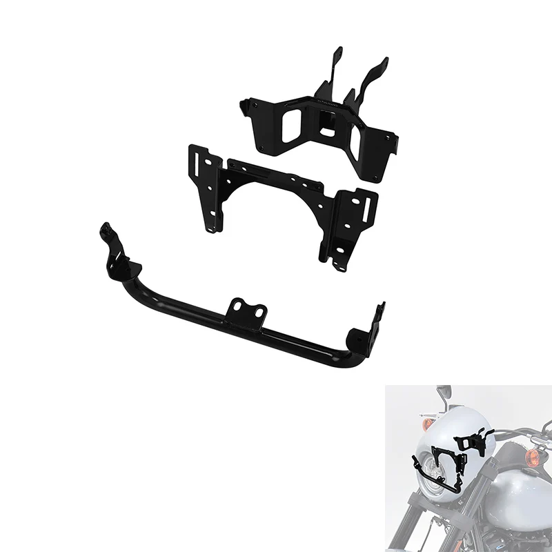 Headlight Fairing Bracket Mount Fit For Harley Softail Street Bob FXBB 2018-2024 Low Rider S FXLRS 2020-2024