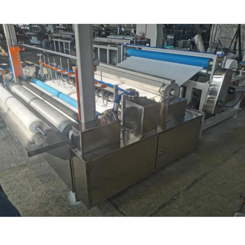 Automatic Barrel Rolling Wet Wipe Making Machine 400 Bucket Disinfect Wet Wipes Machine Full Automatic Dry Wet Wipes Machine