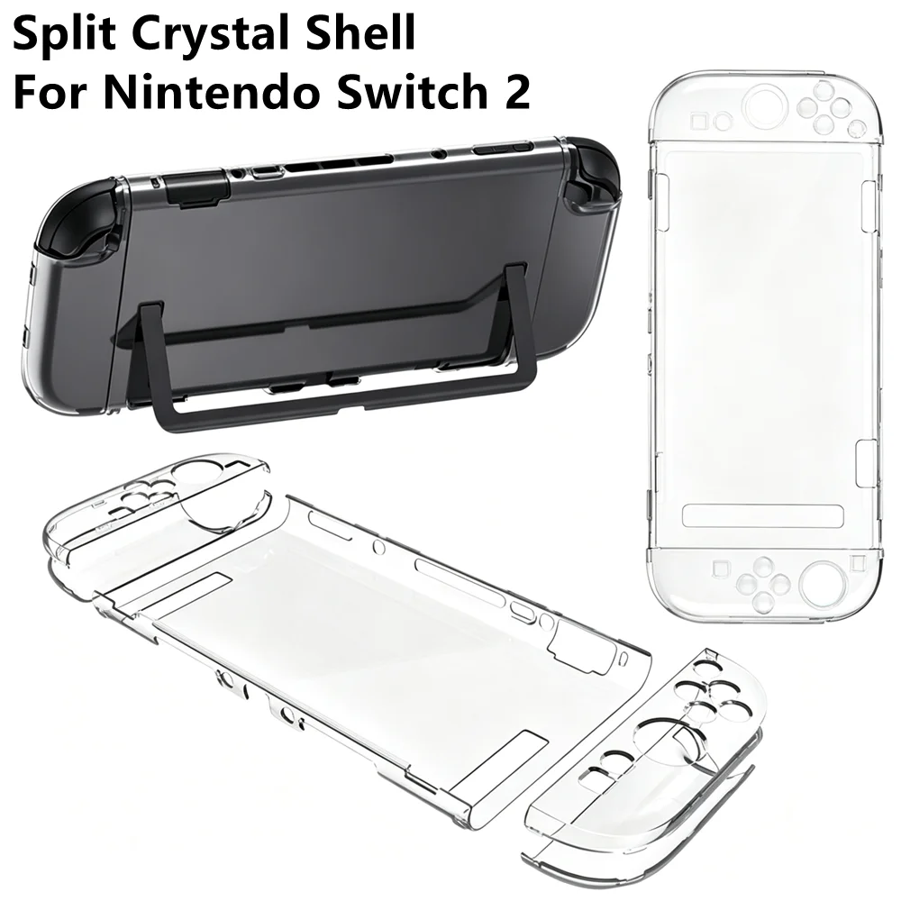 Protective Hard Cover For Nintendo Switch 2 Shock Protection Case Switch 2 Split Crystal Shell