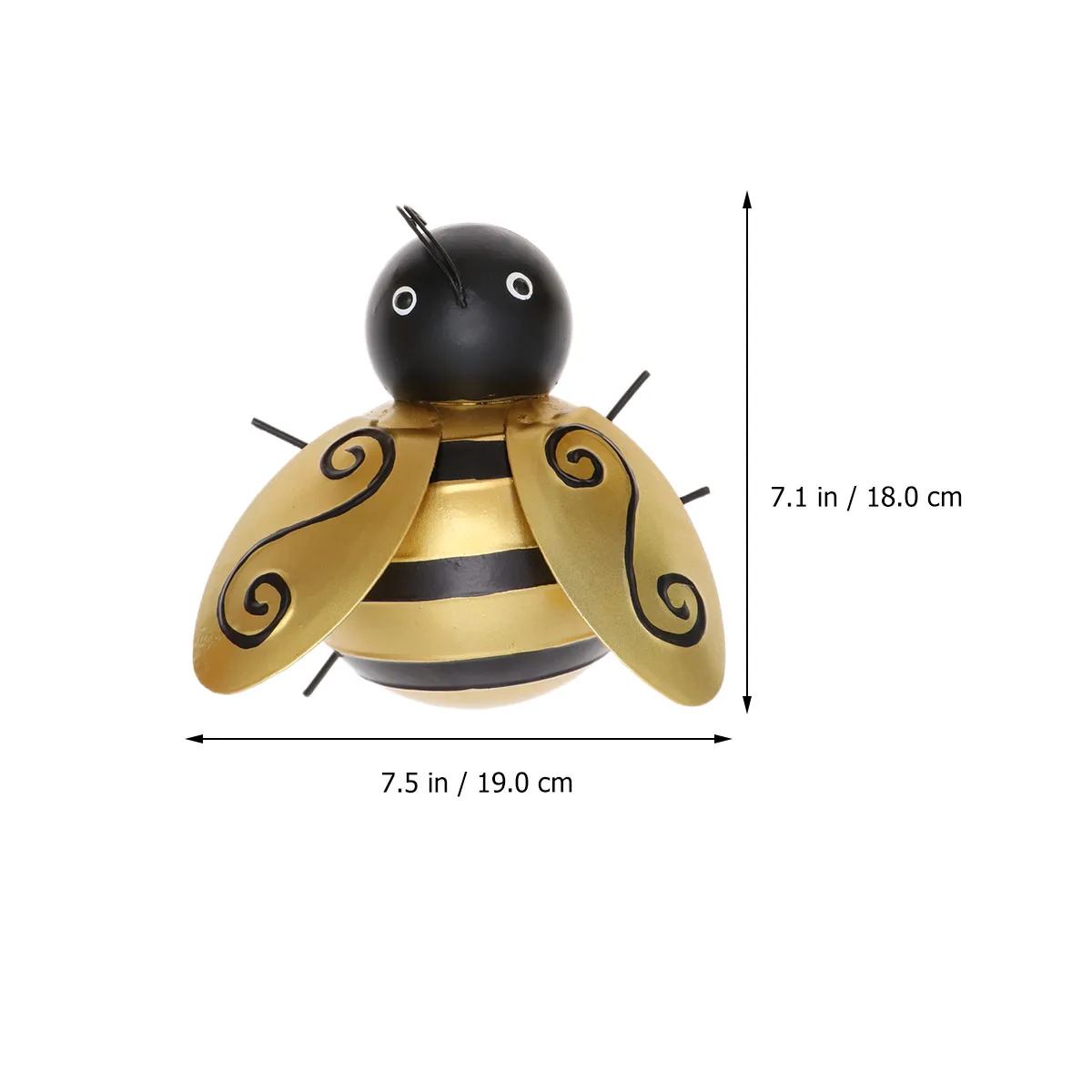 

3 Pcs Bee Wall Decor Vintage Home Bar Decoration Rustic nament Gear Design Bedroom Cafe Wall Decoration Hotel