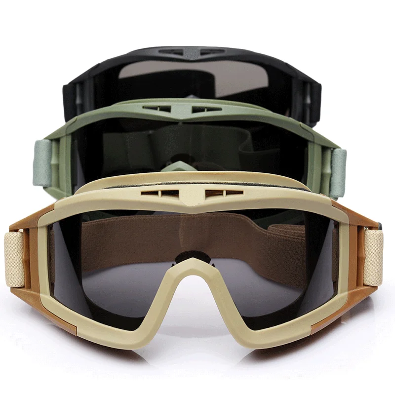 

Outdoor tactical glasses desert locust military fan goggles dust-proof shooting motorcycle CS shock resistant sports glasses