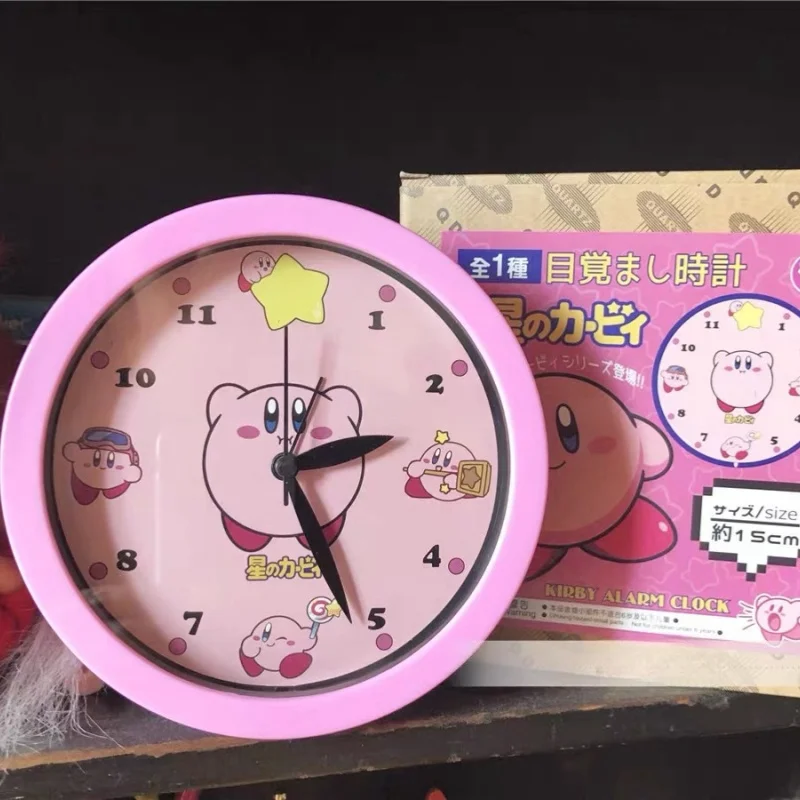 Kirby Alarm Clock Anime Digital Alarm Clocks Cute Cartoon Home Offices Desktop Table Decor For Living Room Bedroom Alarm Clock