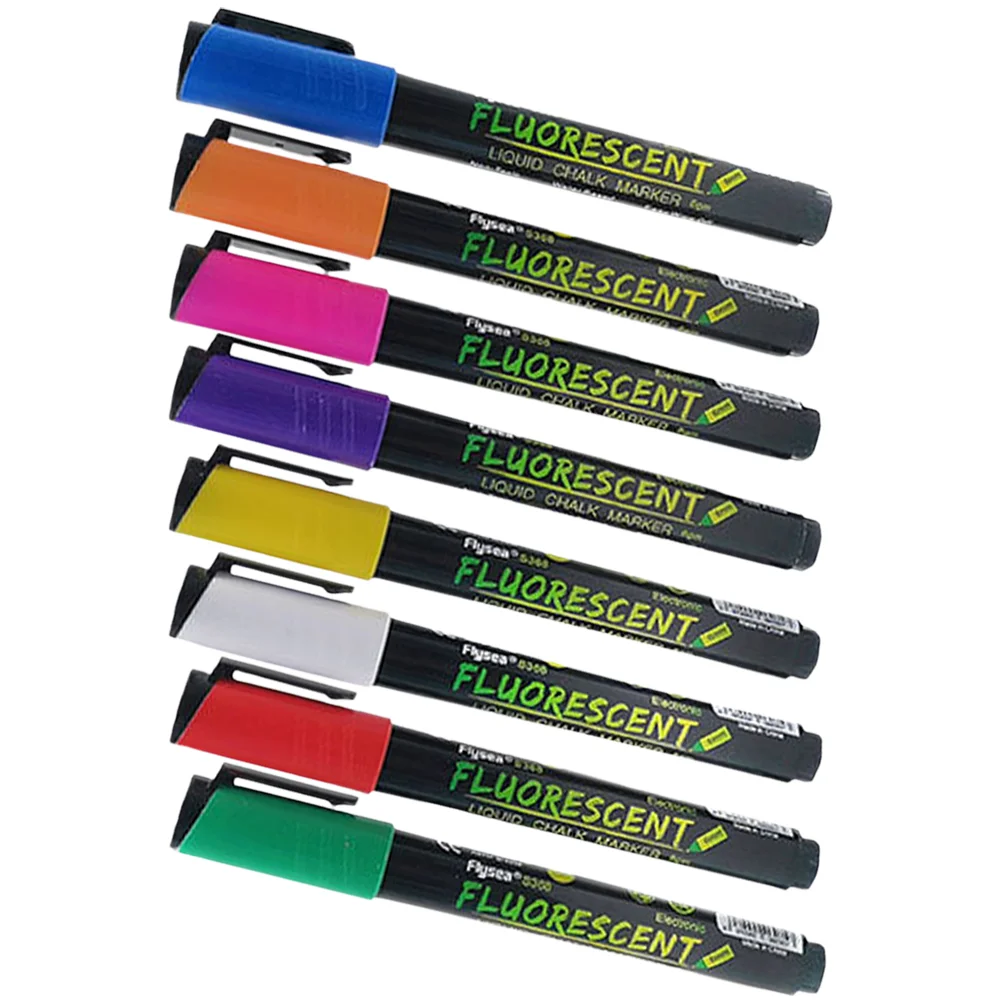 8Pcs Chalk Markers for Chalkboards Signs Bright Color Liquid Chalk Markers Portable Chalkboard Markers