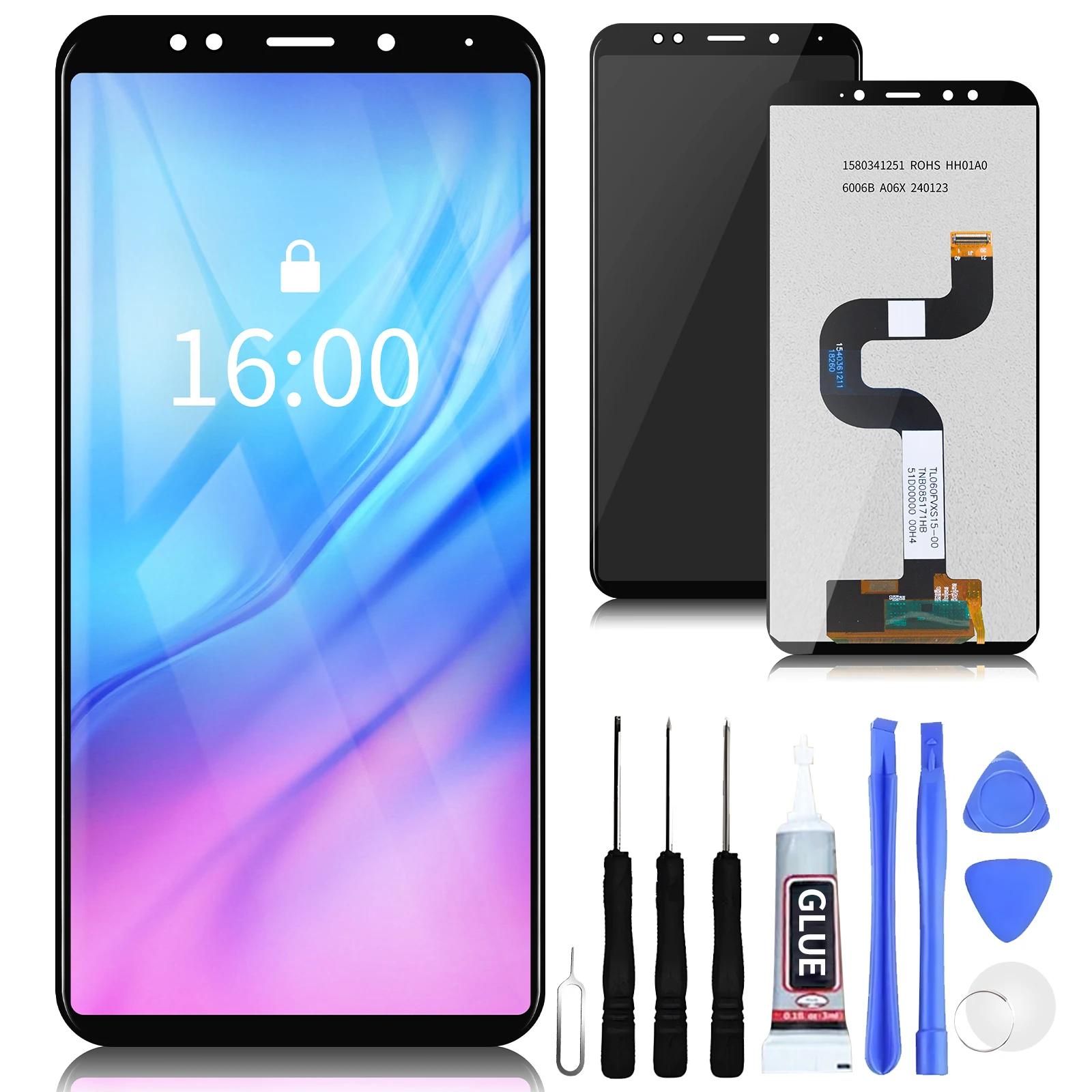 Pantalla Original de 5,99 "para Xiaomi Mi A2 Mi 6x M1804D2SG M1804D2SI, pantalla LCD táctil, montaje de digitalizador de repuesto