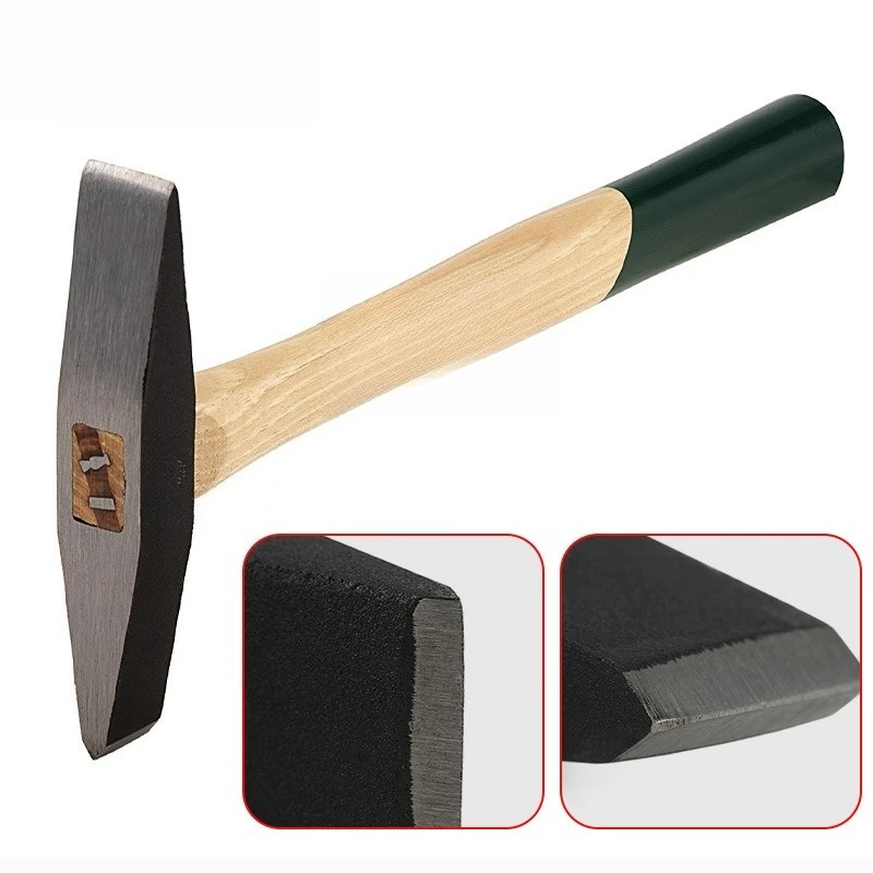 

Wooden handle walnut fitter,rust hammer,slag hammer welding
