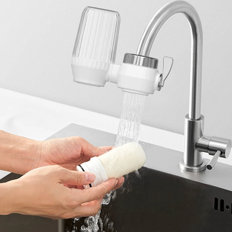 Faucet Tap Water Filter Purifier Removable Washable Filter Small Physical Filtering For Home Kictchen