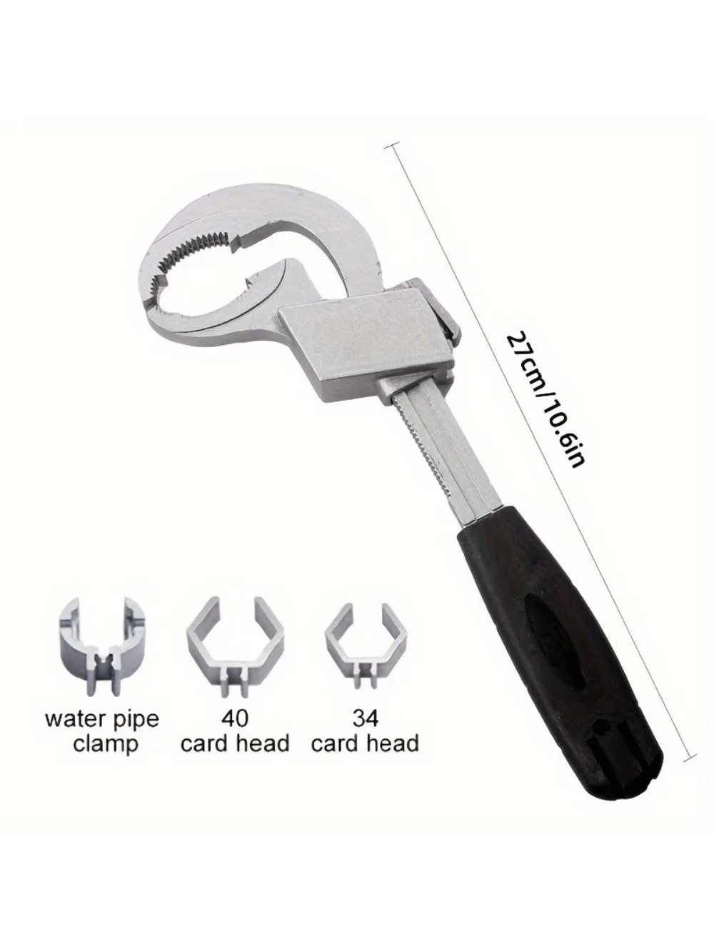 مفتاح ربط عالمي قابل للتعديل: أداة سباكة مثالية لإصلاح الصنبور والحوض!