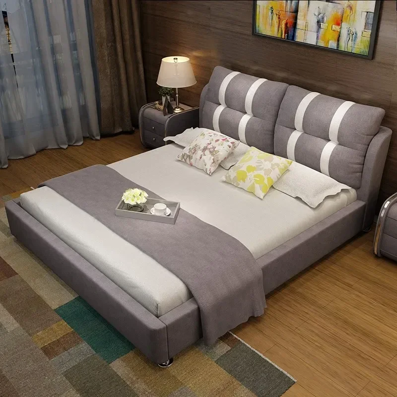 180x200cm Lounge Adults Bed Frames Frame Luxury Queen Fancy Bedroom Beds Nordic Headboard King Bedroom Furniture Accessories