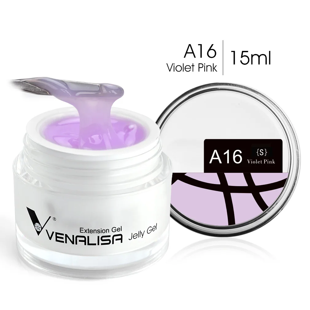 VENALISA Clear Color Extension Gel Pearl Glittle Gel Canni Supply Camouflage Fasting Jelly Nail Gel Zelfnivellerende acrylgel