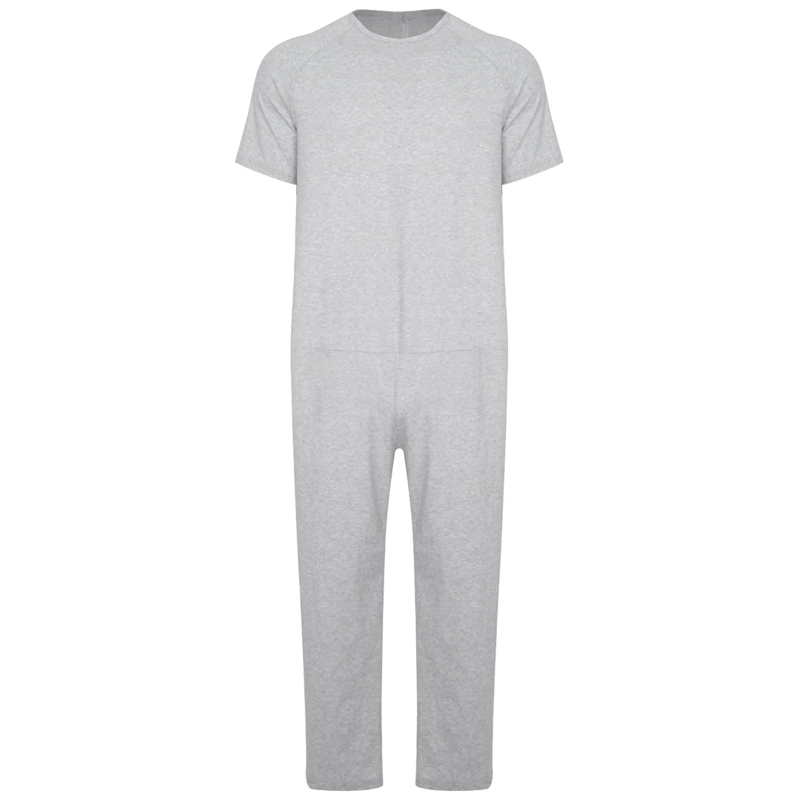 Adults Elderly Special Needs Adaptive Clothing Long Sleeve Anti-Strip Back Zipper Jumpsuit for Alzheimer Dementia Disabilities