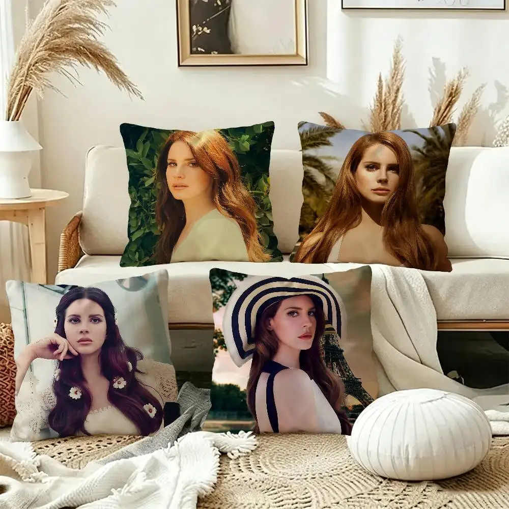 Singer L-Lana D-Del R-Rey Cushion Cover Decorative Pillow Sofa Home Decor case pillow cases