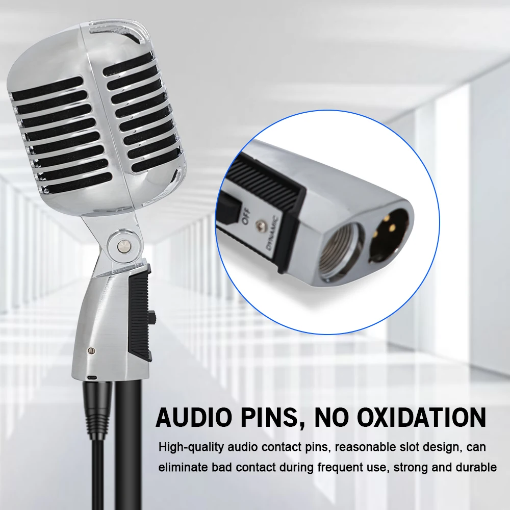 KDES 55SH SERIES II Professional Wired Vintage Classic Microphone Dynamic Vocal Mic Microphone For Live Performance Karaoke