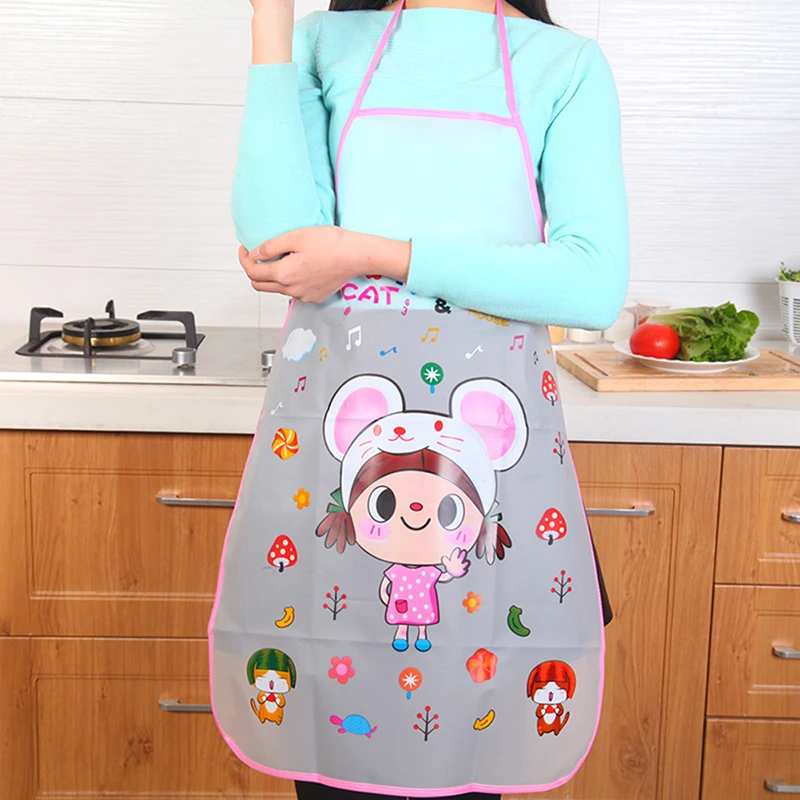 Panda Aprons Waterproof 50*70cm BBQ Bib Apron For Women's Kitchen Apron Cooking Baking Restaurant Workwear Cleaning Tools