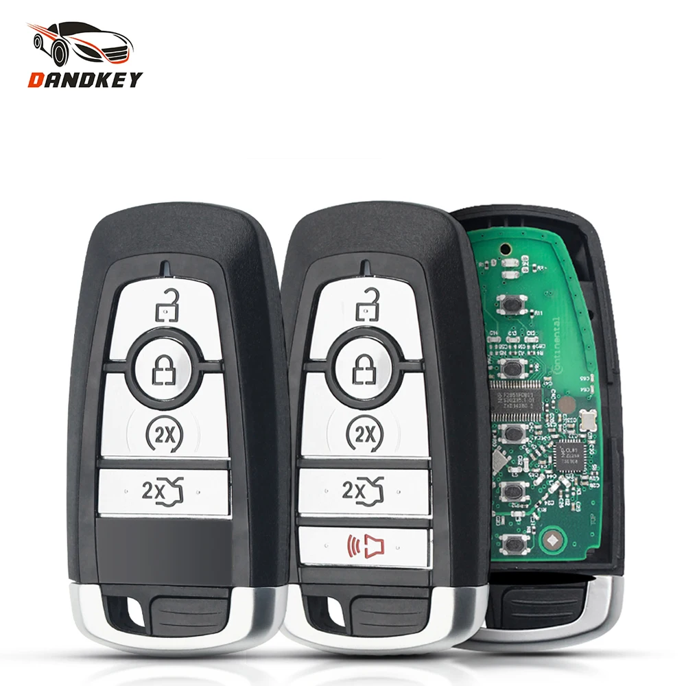 

Dandkey 433/868/902MHz Car Remote Key For Ford Edge Fusion Expedition Explorer Mustang M3N-A2C93142600 ID49 Chip Keyless Go