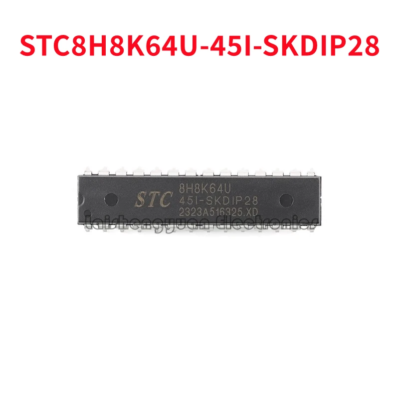 Original genuine STC8H8K64U-45I-SKDIP28 STC8H8K64U-45I 1T 8051 microprocessor microcontroller chip, brand new chip