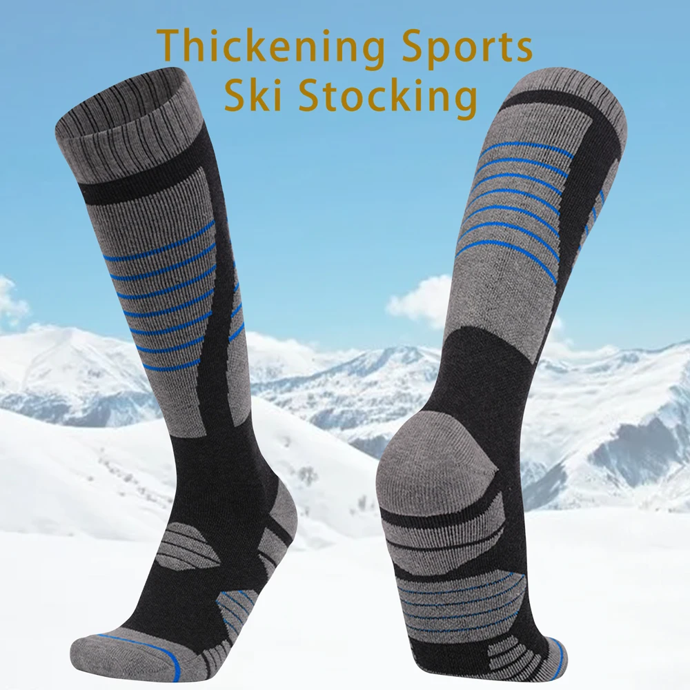 1 Pair Winter Adult Cotton Thermal Ski Socks Men Women Warm Outdoor Cycling Snowboarding Sports Thermo socks