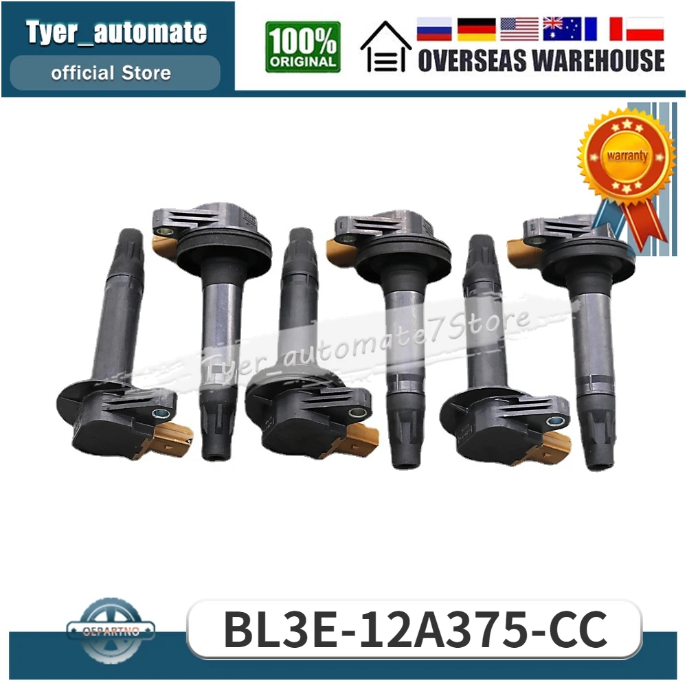 Ignition Coils BL3E-12A375-CC For Ford Expedition F-150 Explorer Transit 150 Transit 250 Transit 350 Lincoln MKS MKT Navigator