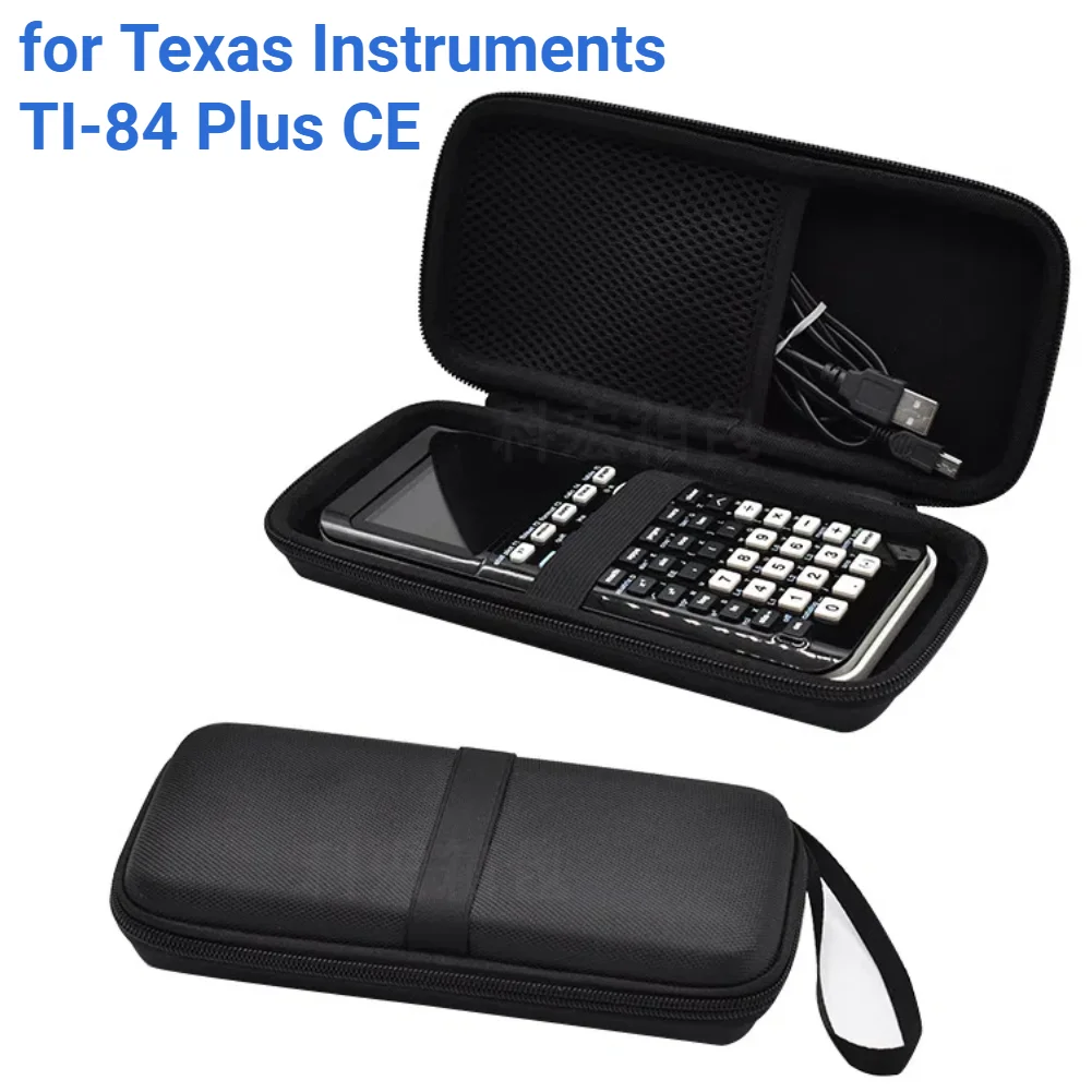 Hard Graphing Calculator Case Storage Bag Carrying Case Compatible withTexas Instruments TI-84 Plus CE Calculator