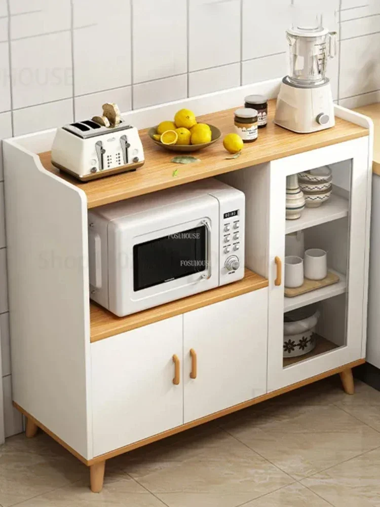 خزائن المطبخ الاسكندنافية أثاث المطبخ غرفة المعيشة الحديثة جدار خزانة المنزلية متعددة الطبقات وعاء وخزانة تخزين