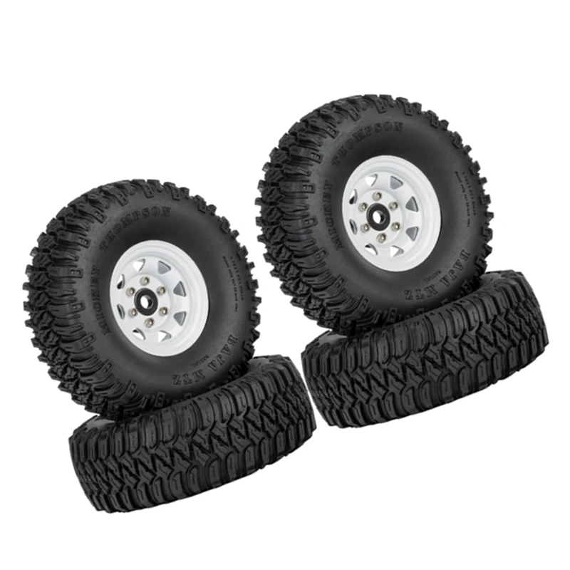 

Eco-Friendly-4PCS 1.55 Metal Beadlock Wheel Rims Tires Set For 1/10 RC Crawler Car Axial Yeti Jr RC4WD D90 TF2 Tamiya CC01 LC70