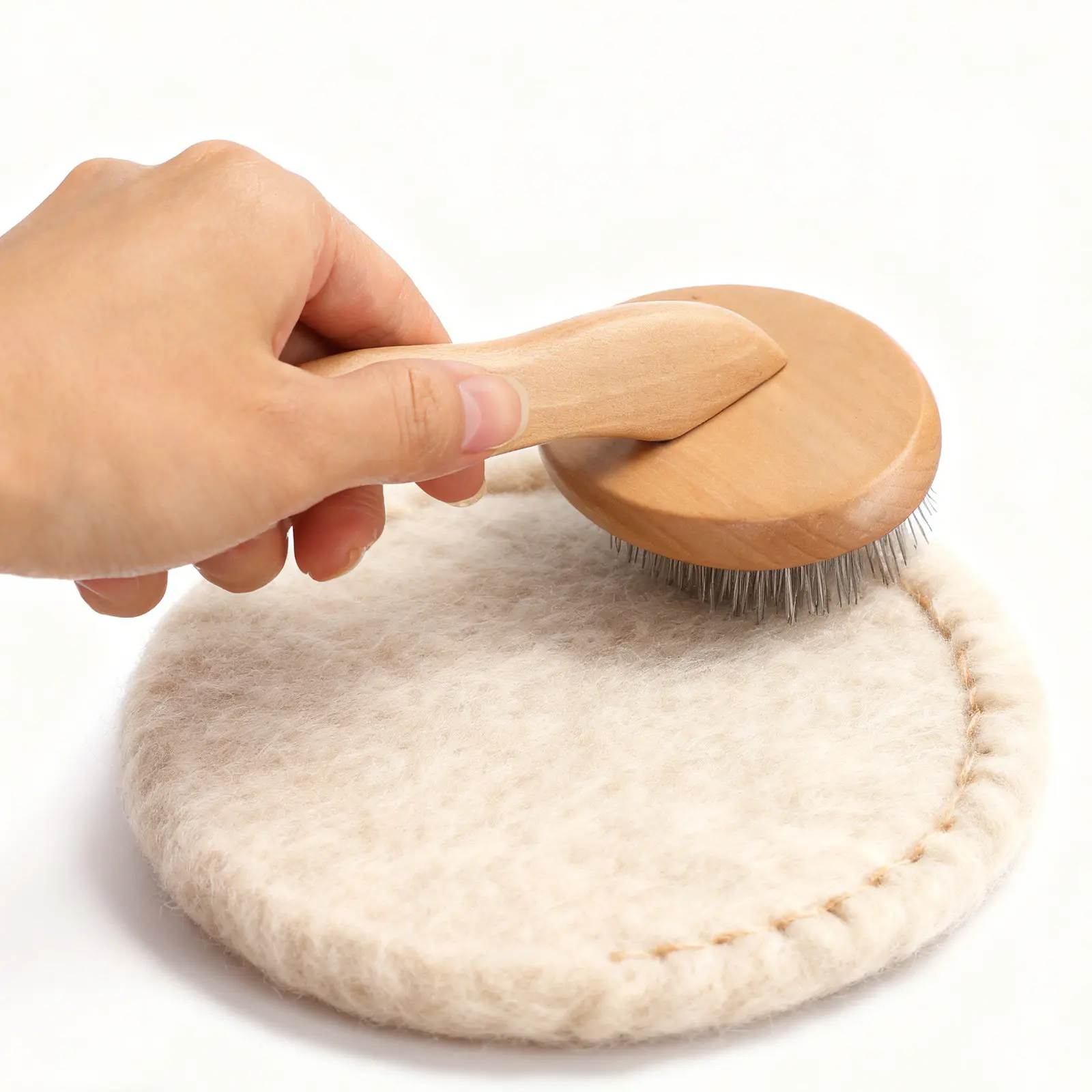 Felting Carder Brush Brushes Beginner Fabric for Clothes Needle Hand Carders Spinning Craft