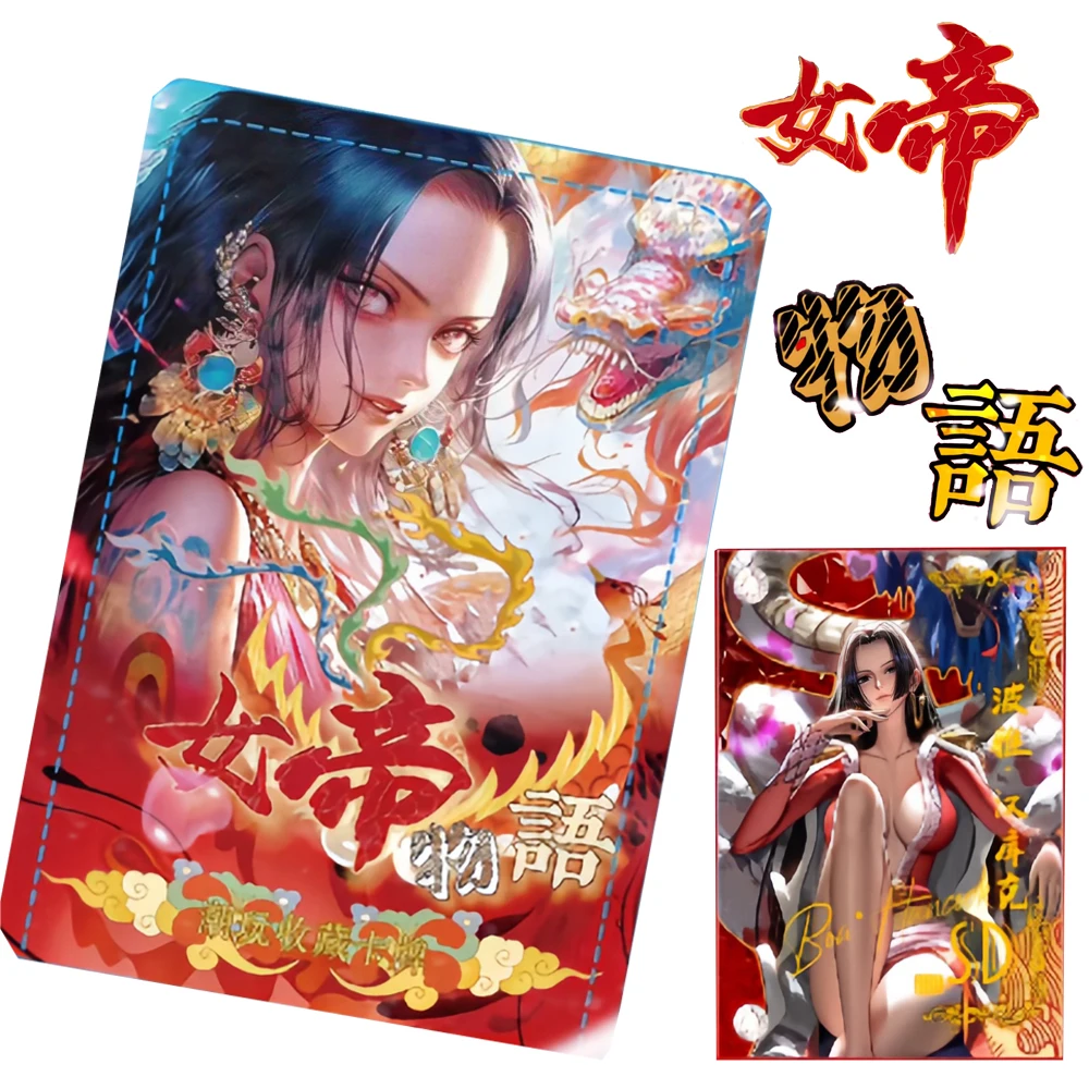 The Story of Empress Card Anime Goddess Level Popular Character Boa·Hancock Collector's Edition Diamond Hidden Cards Kids Gifts