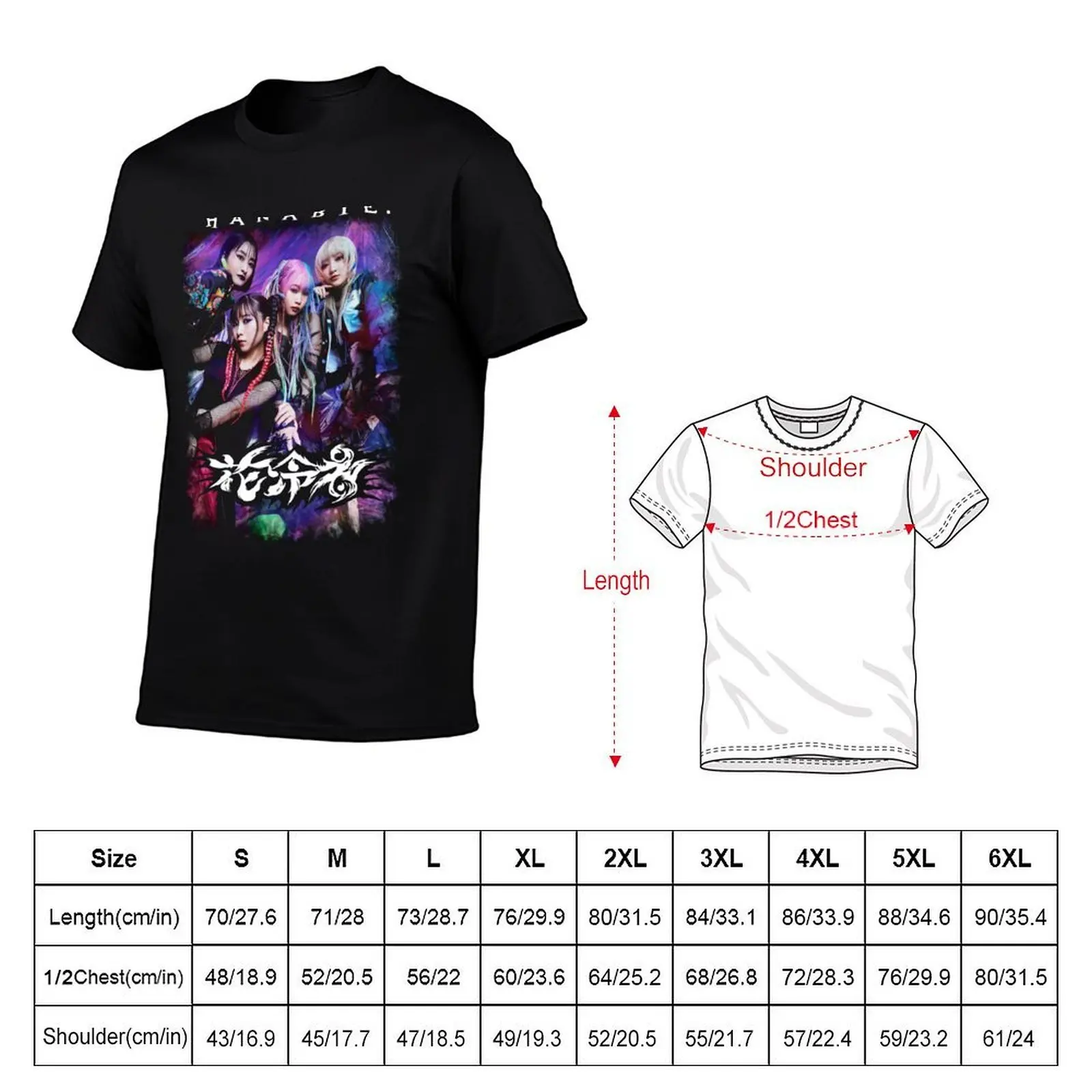 HANABIE BAND T-Shirt t shirts designer t shirts for man cotton soft graphic t shirts for man