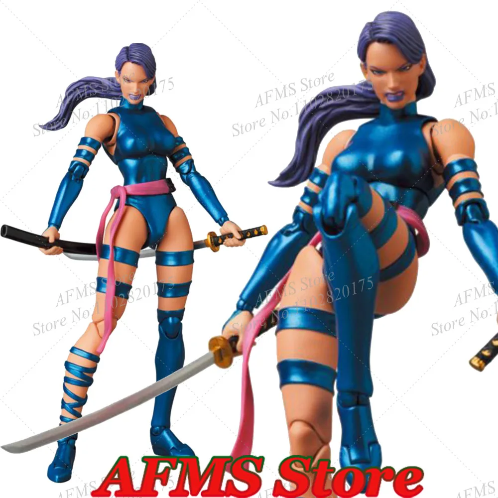 

Mafex 1/12 Women Soldier Psylocke Elizabeth Braddock Betsy Braddock Marvel Female Hero Full Set 6Inch Action Figure Model Toys