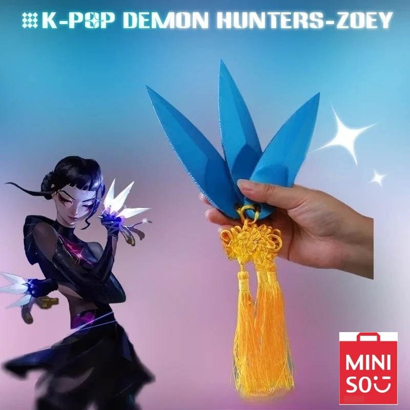 

Anime Cosplay Prop Zoey KPop HUNTER Zoey Weapons Throwing Knife Demon Hunter For Halloween Party Accessories Girls