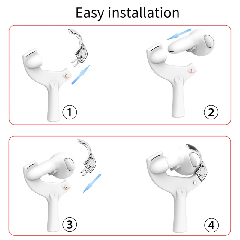 VR Table Tennis Paddle Grip Handle Grip For Oculus Quest 3 Virtual Reality Glasses Playing Ping Pong VR Accessories