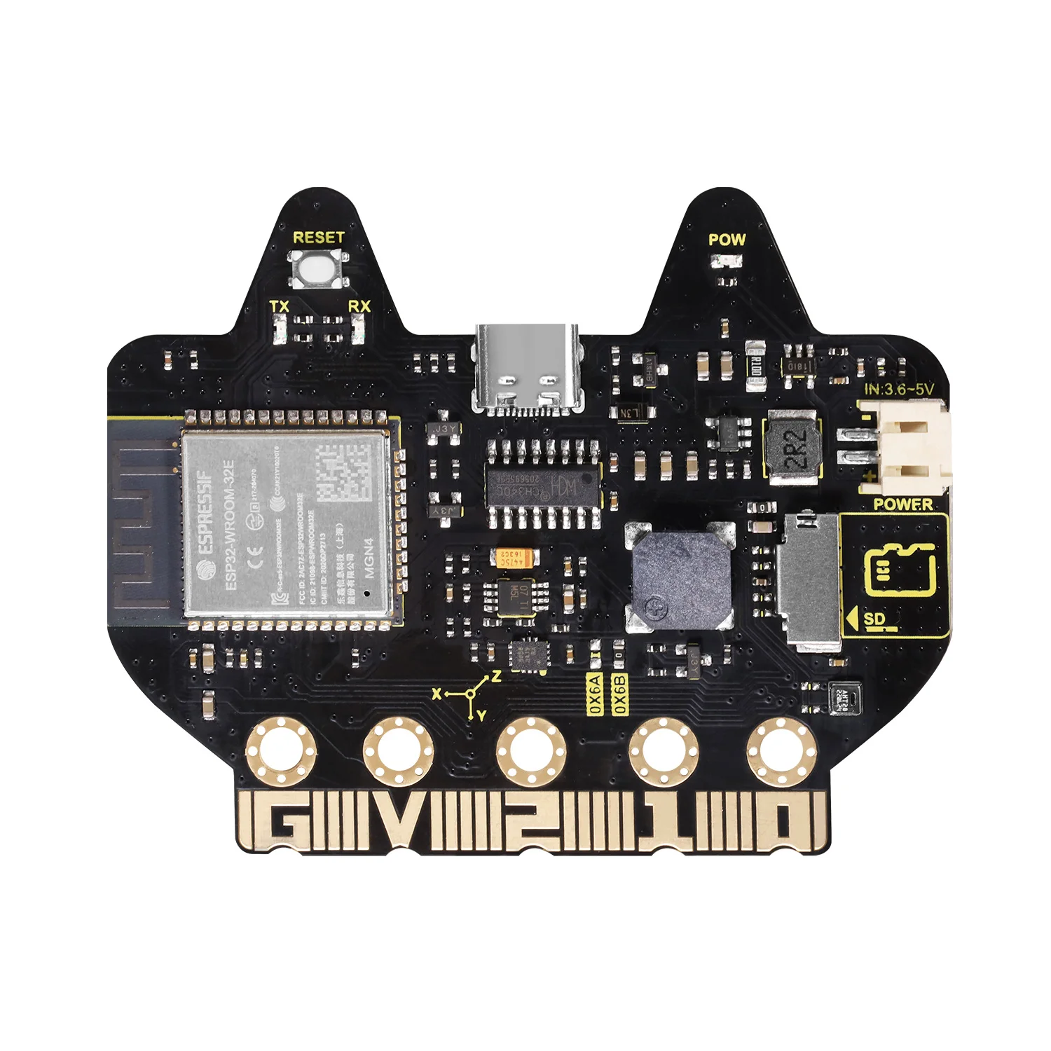 Keyestudio STEM Fox: لوحة تطوير bit Esp32 + نوع C USB مع بلوتوث وواي فاي لبرمجة Arduino DIY التعليمية Python