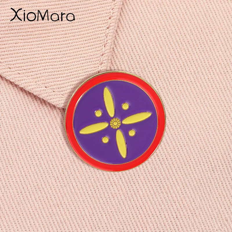 Ancient Iran Symbol Persian Historical Enamel Pin Derafsh Kaviani Sassanian Flag Brooch Lapel Badge Jewelry Gift for Friends