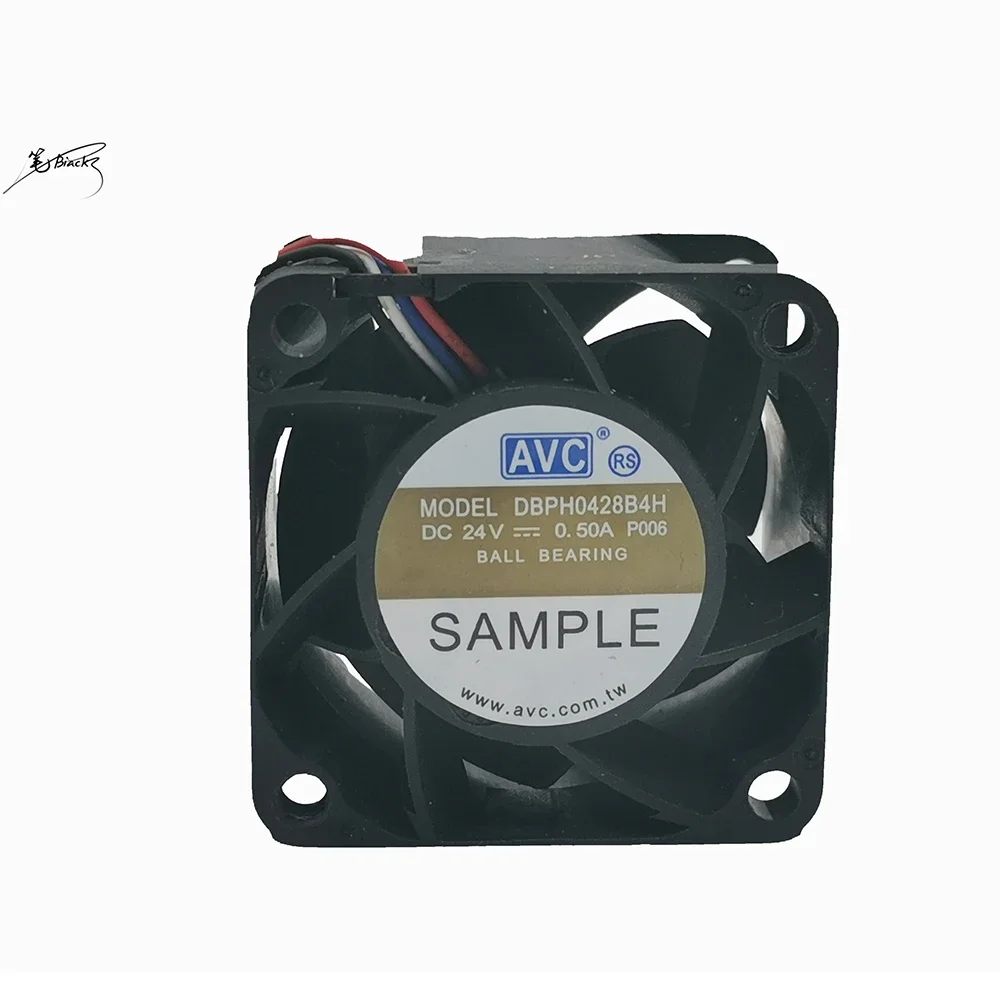 

New For AVC DBPH0428B4H 4028 4cm DC24V 0.50a 40*40*28MM server chassis double ball fan