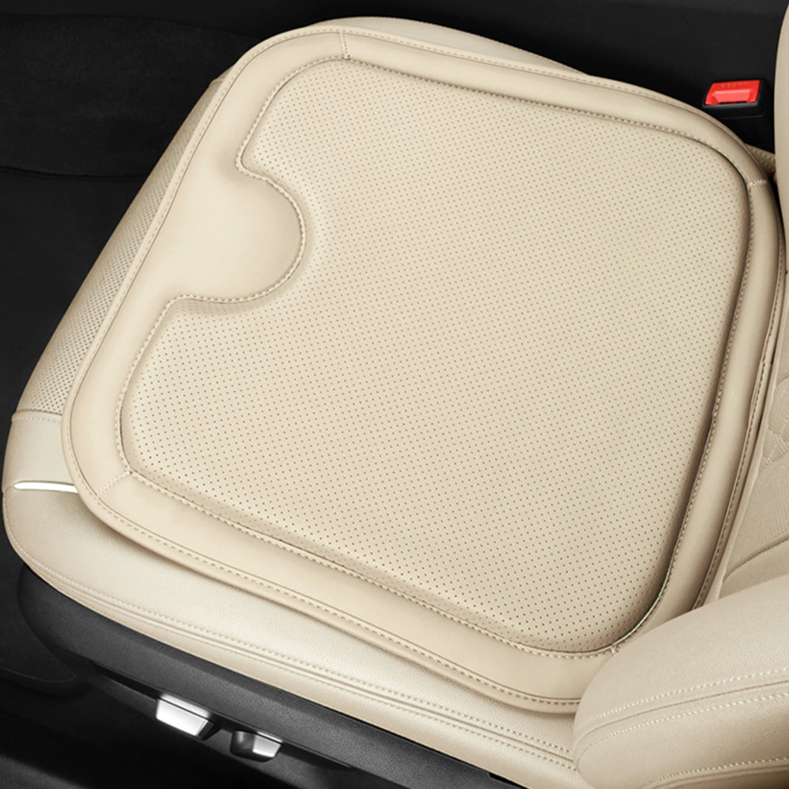 

Car Seat Cushion All-season Universal Napa Leather Driver's Front Seat Protector Cover One-piece Summer Breathable Backseat Mat