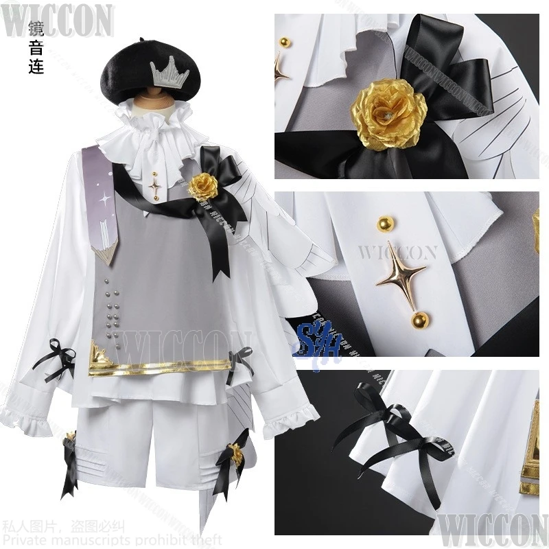 

2025 Vtuber Symphony Crossover Game Project Sekai Cosplay Clothes Kawai Lennn Goth Shorts Lolita Wing Lovely Halloween Comic Con