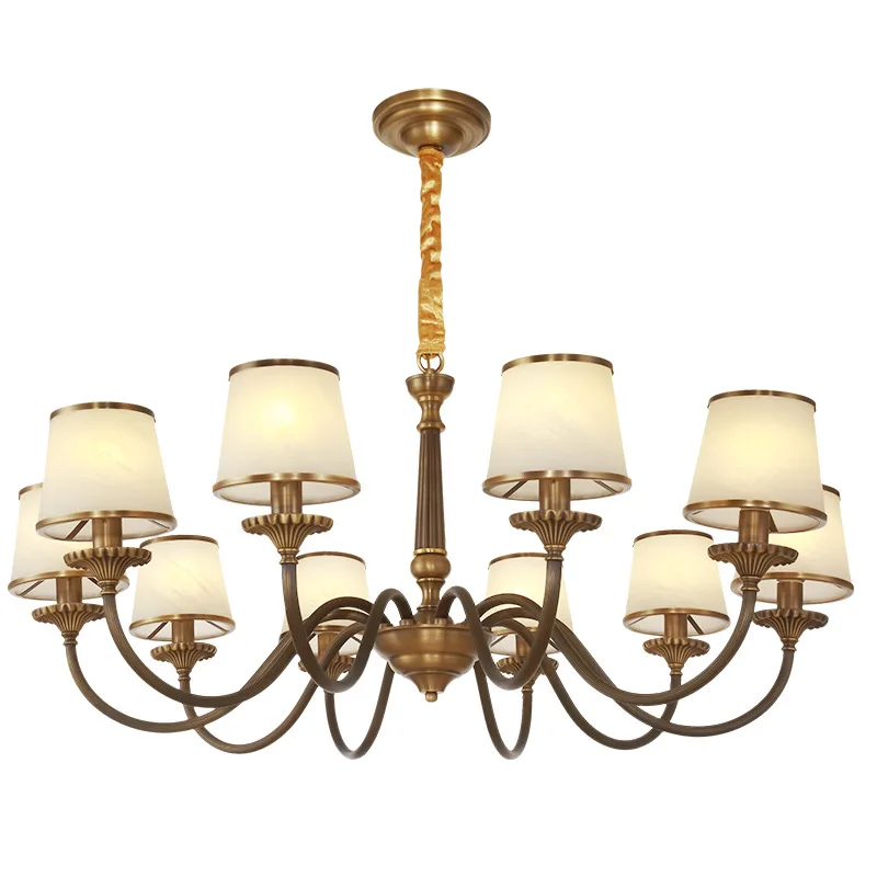 

All copper, American, simple, living room light