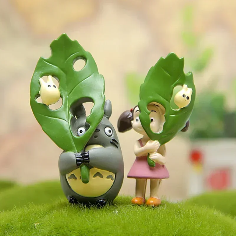 My Neighbor Anime Hayao Miyazaki Totoro Action Figure Toy Mini Garden PVC Action Figures Decoration Cute Kids Toys Birthday Gift