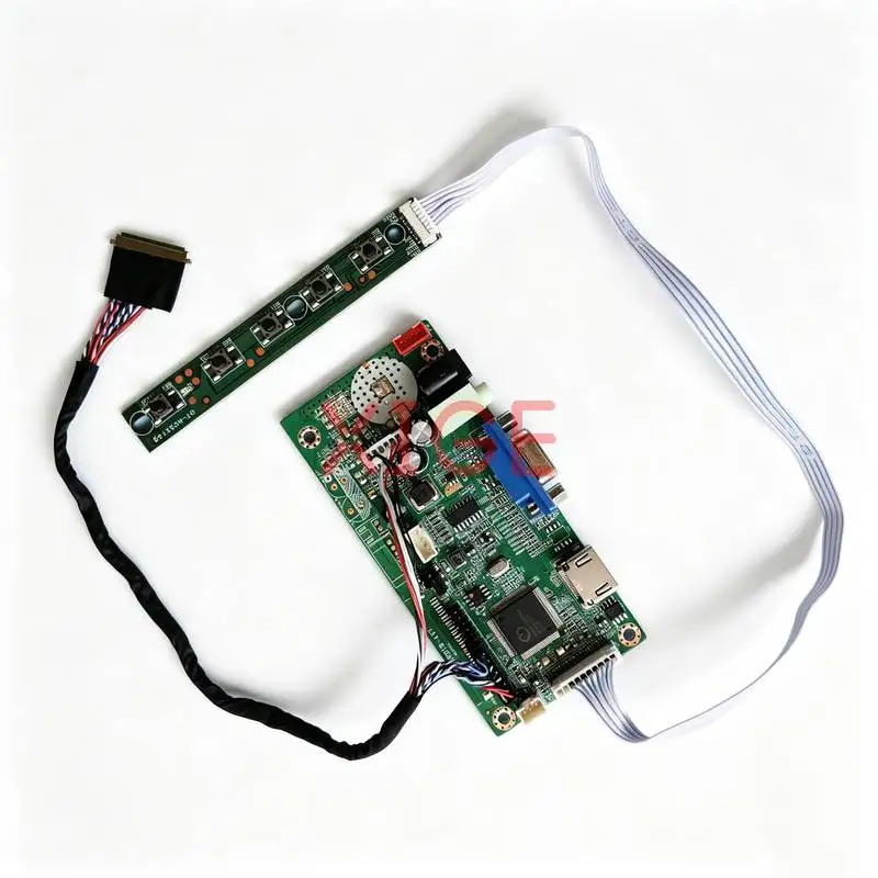 Controller Board Fit HSD101PFW4 M101NWT4 M101NWT2 HSD101PFW2 Laptop Monitor Panel LVDS-40 Pin 1024*600 HDMI+VGA 1024x600 DIY Kit