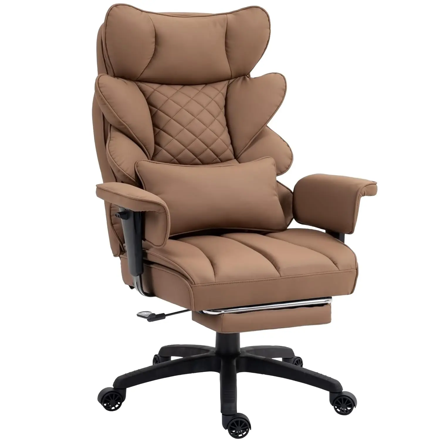 

Big and Tall Office Chair with Pocket Spring Cushion,High Back Computer Gaming Chairs with Adjustable Armrests,Executive Desk Ch