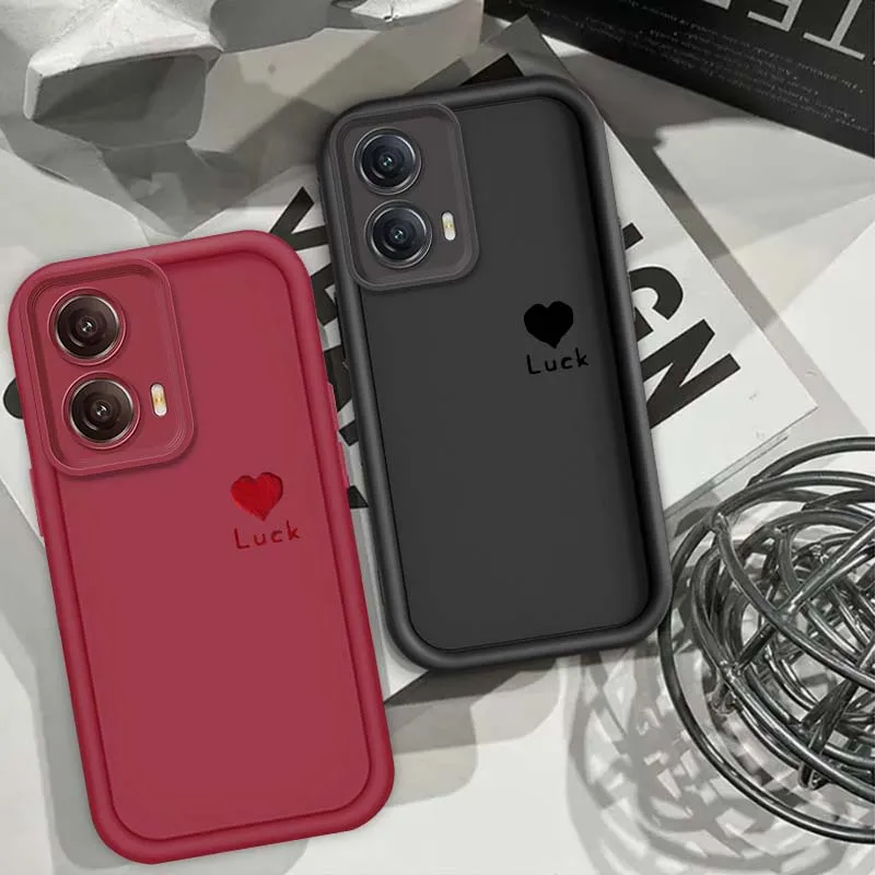 

Love Heart Popular Phone Case For Motorola G85 Edge 50 G24 G35 E14 G04 G34 G Stylus G54 G13 G32 G14 5G Eye Ladder