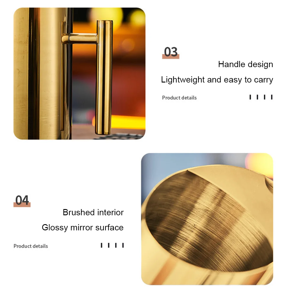 Tarro de vino tinto de cerveza de 1,5/2L con asa, contenedor divisor de vino tinto de acero inoxidable, gran capacidad para el hogar, restaurante y Bar