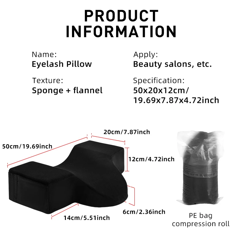 U-Shaped Memory Foam False Eyelashes Pillow Ergonomic Curve Neck Pillow Salon Home Eyelash Transplantation beauty makeup