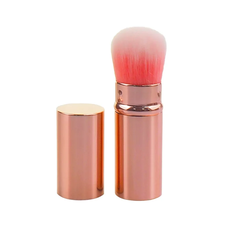 Pinceaux de maquillage rétractables simples, blush à poudre multifonction, outils de maquillage de haute qualité, outil cosmétique pour nouveaux produits avec couvercle