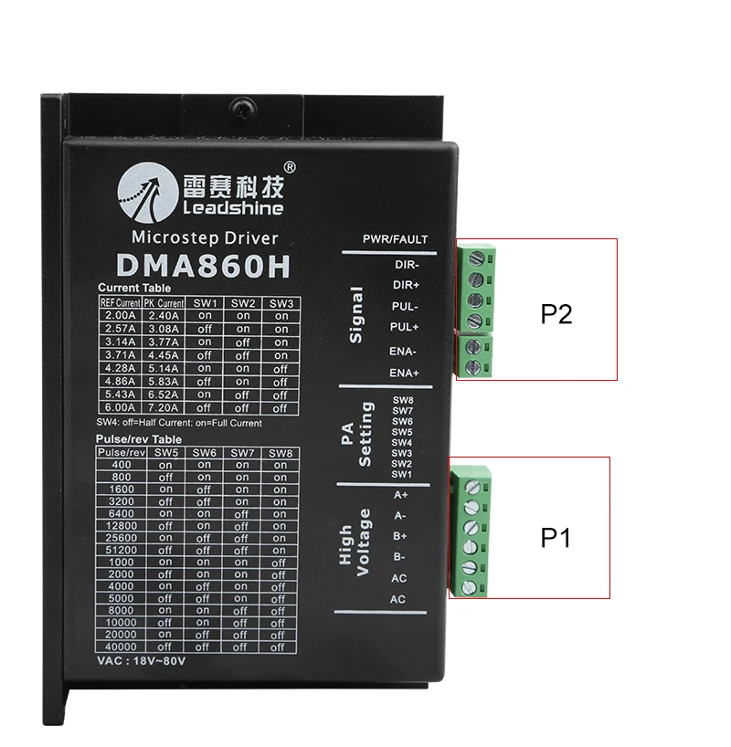 

Nema 23 Leadshine Dm860 Dma860h Two Phase 57 86 Engraving Machine M860 Ma860h Stepper Motor Driver Nema23 Cnc Easy Step Closed L